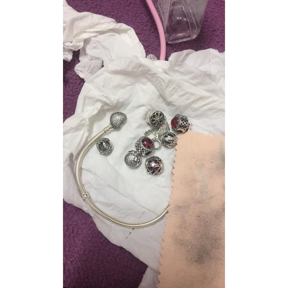 Nước rửa vòng charm trang sức vàng bạc chuyên dụng cho bạc Thái bạc Ý