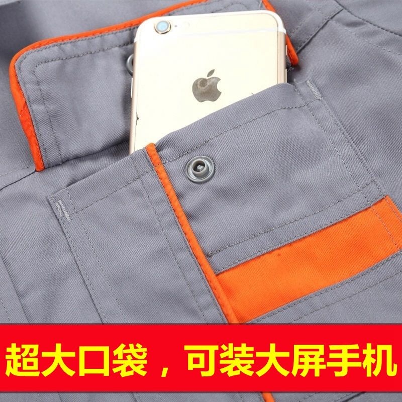 Quần áo bảo hộ lao động tay dài chống mòn phù hợp cho nam thợ hàn