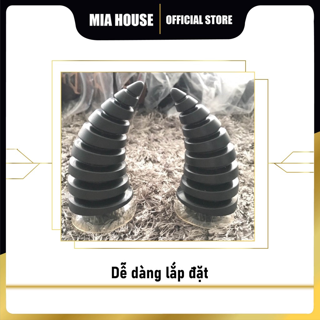 Sừng Trâu Xoắn Gắn Mũ Bảo Hiểm ( Nhiều Màu )