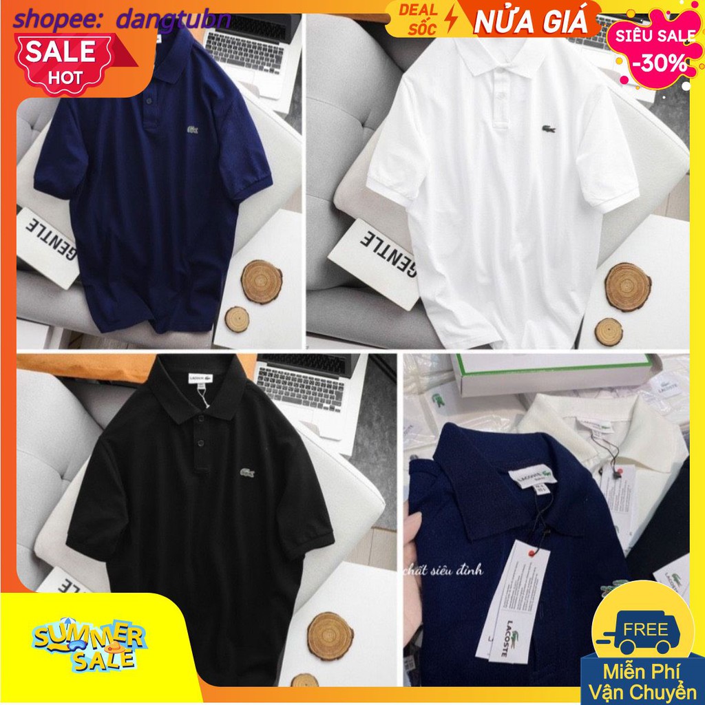 BÁN SỈ ÁO POLO CÁ SẤU 3 MÀU CHO NAM ANAM10