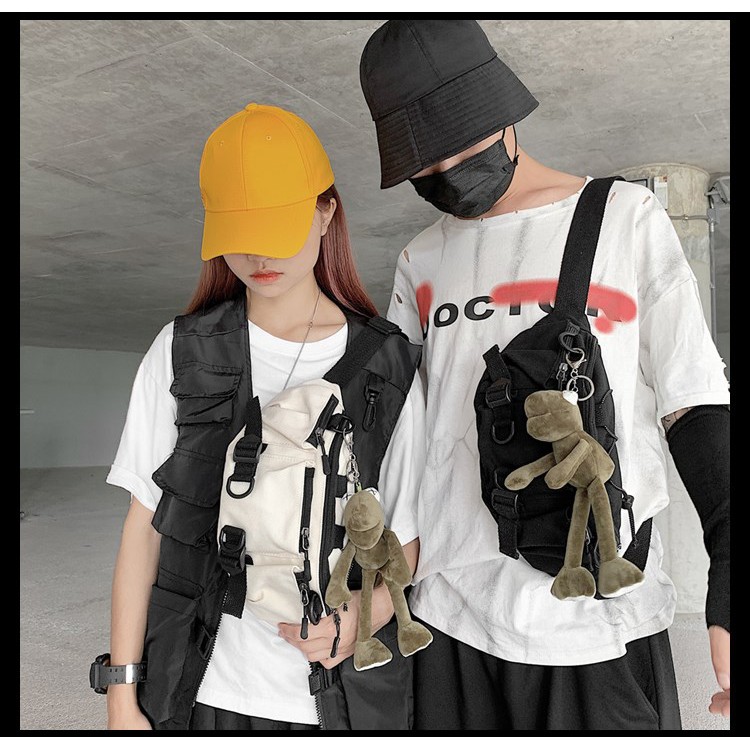 ⚡Hàng xịn⚡ Túi bao tử Canvas unisex Thời Trang Hàn Quốc Học Sinh Sinh Viên Đi Học , Đi Chơi(shop bán túi chéo unixex)