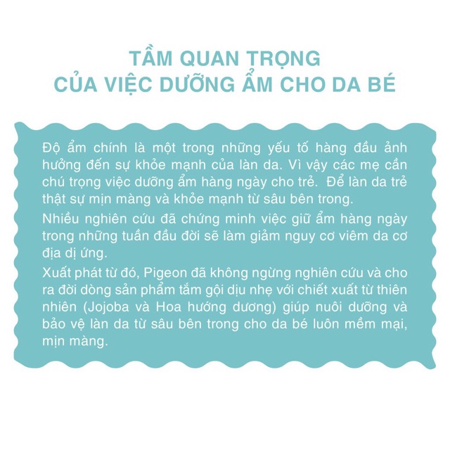 Sữa Tắm Gội Dịu Nhẹ 2 in 1 PIGEON ♥️ CHÍNH HÃNG ♥️ Tắm Gội Pigeon 700ml Màu Xanh Jojoba, Màu Vàng Hoa Hướng Dương