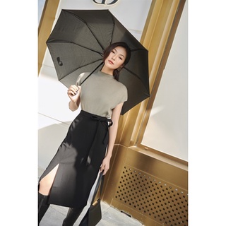 Koka design chân váy xẻ nơ liền co01102