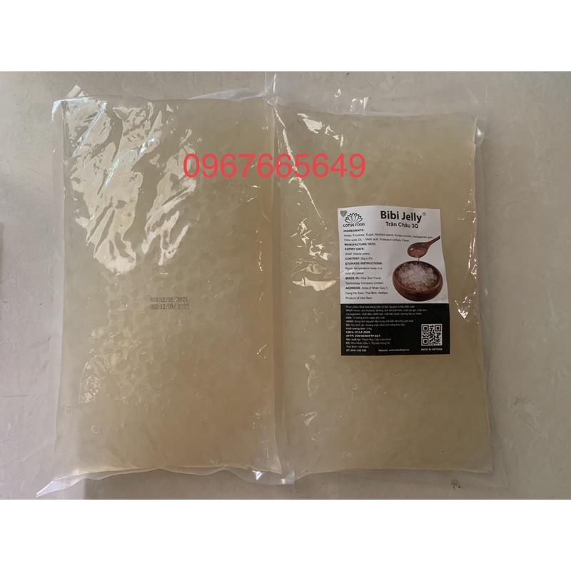 Trân châu trắng / trân châu đen 3Q BIBI Jelly - 3Q Sea Jelly