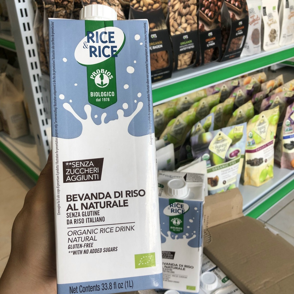 Sữa Gạo Nguyên Chất Hữu Cơ 1L ProBios Organic Rice Drink