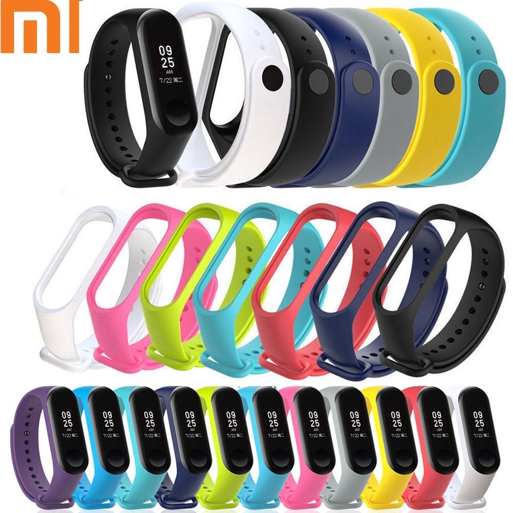 Dây đeo silicon thay thế cho vòng đeo tay thông minh Xiaomi Miband 3 Smart