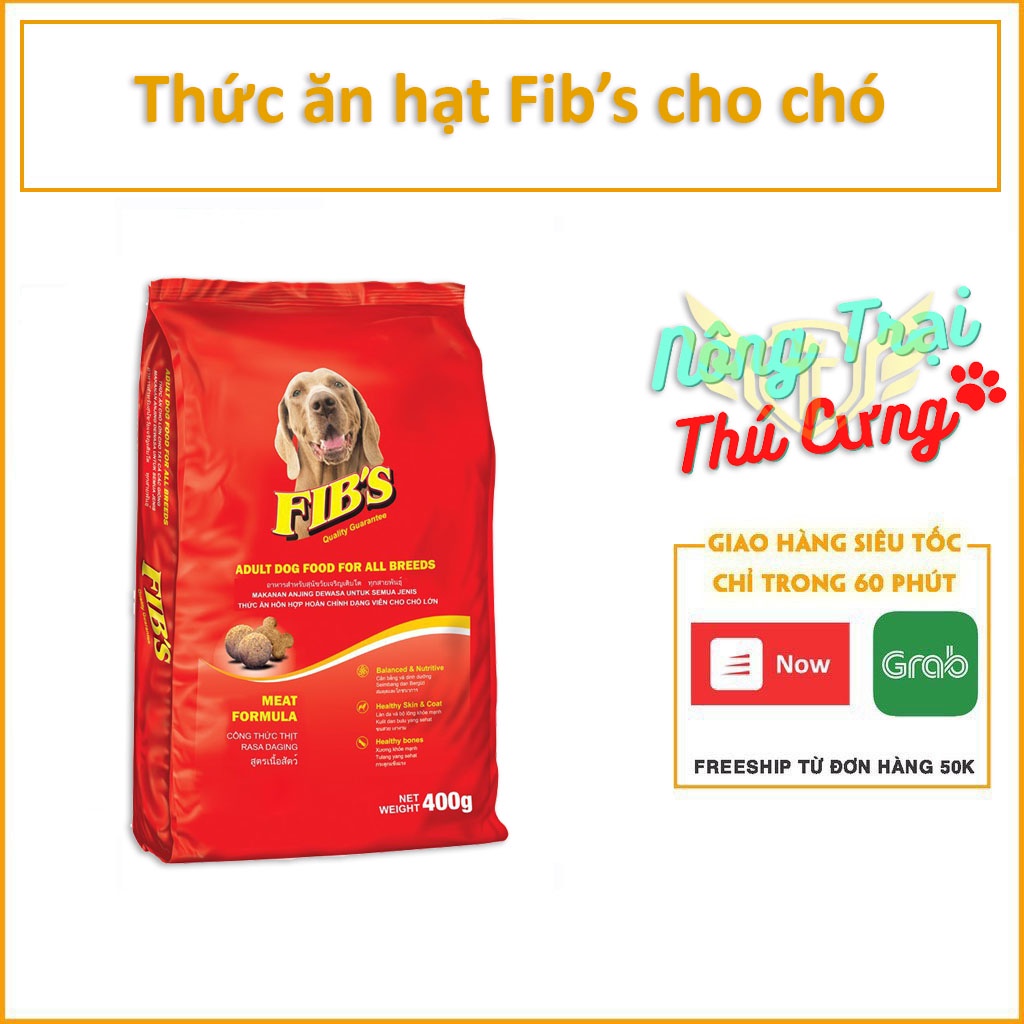 Thức ăn cho chó trưởng thành Ganador Fib's 1.5kg | Hạt Fib Cho Chó