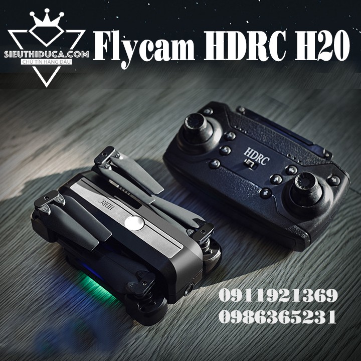 Flycam HDRC H20 Camera 1080p Tặng Kèm Túi Vải Xách Tay - Đồ Chơi Giải Trí