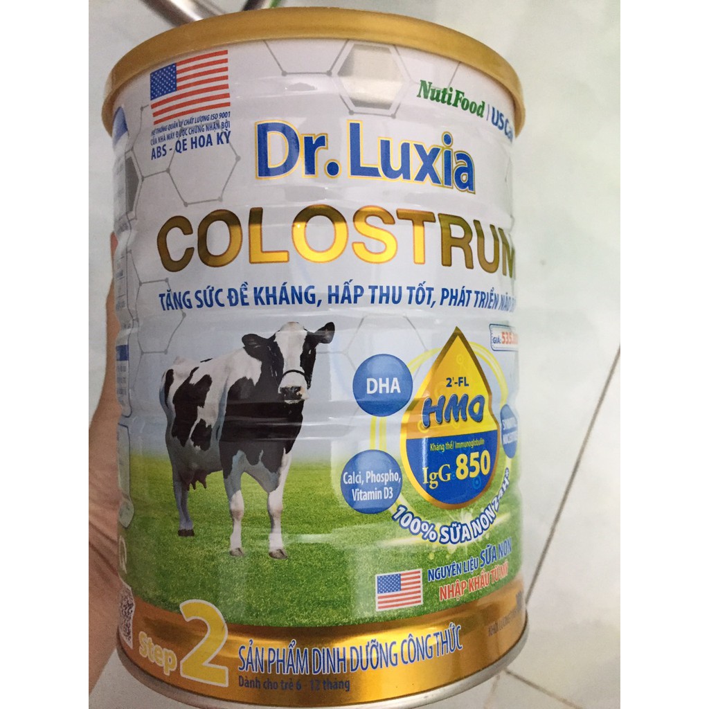 Sữa Dr.Luxia Colostrum Step1+2+3+4 lon 800g -Nutifood