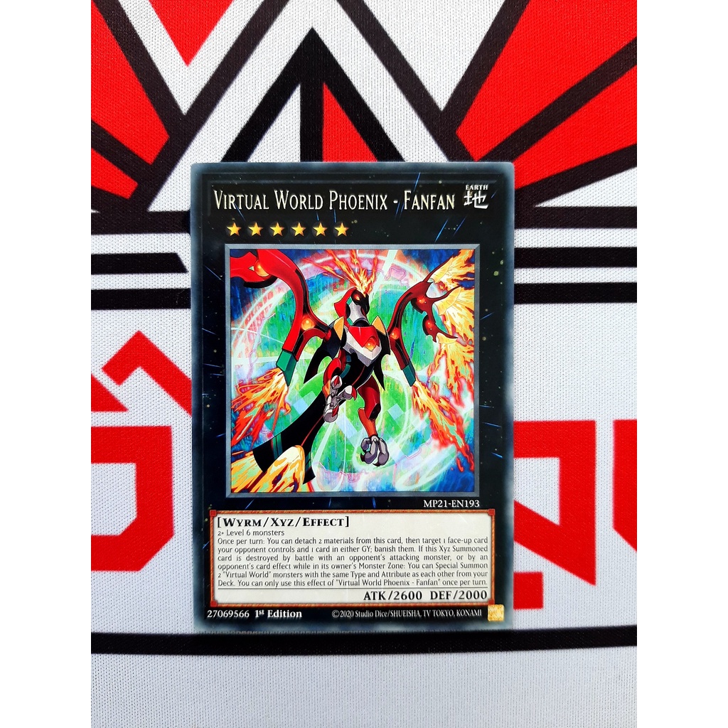 [ Đỗ Lạc Shop ] Thẻ Bài Mint90 Yugioh Monster Virtual World Phoenix - Fanfan - Rare