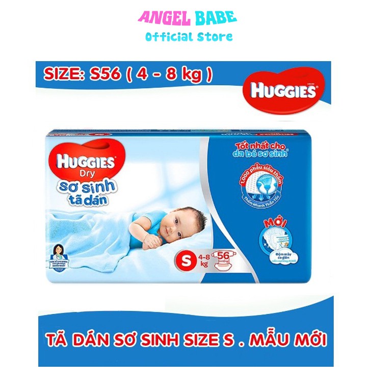 [Siêu tốc] Tả dán Huggies S56 &lt;tặng kèm 10 miếng&gt;