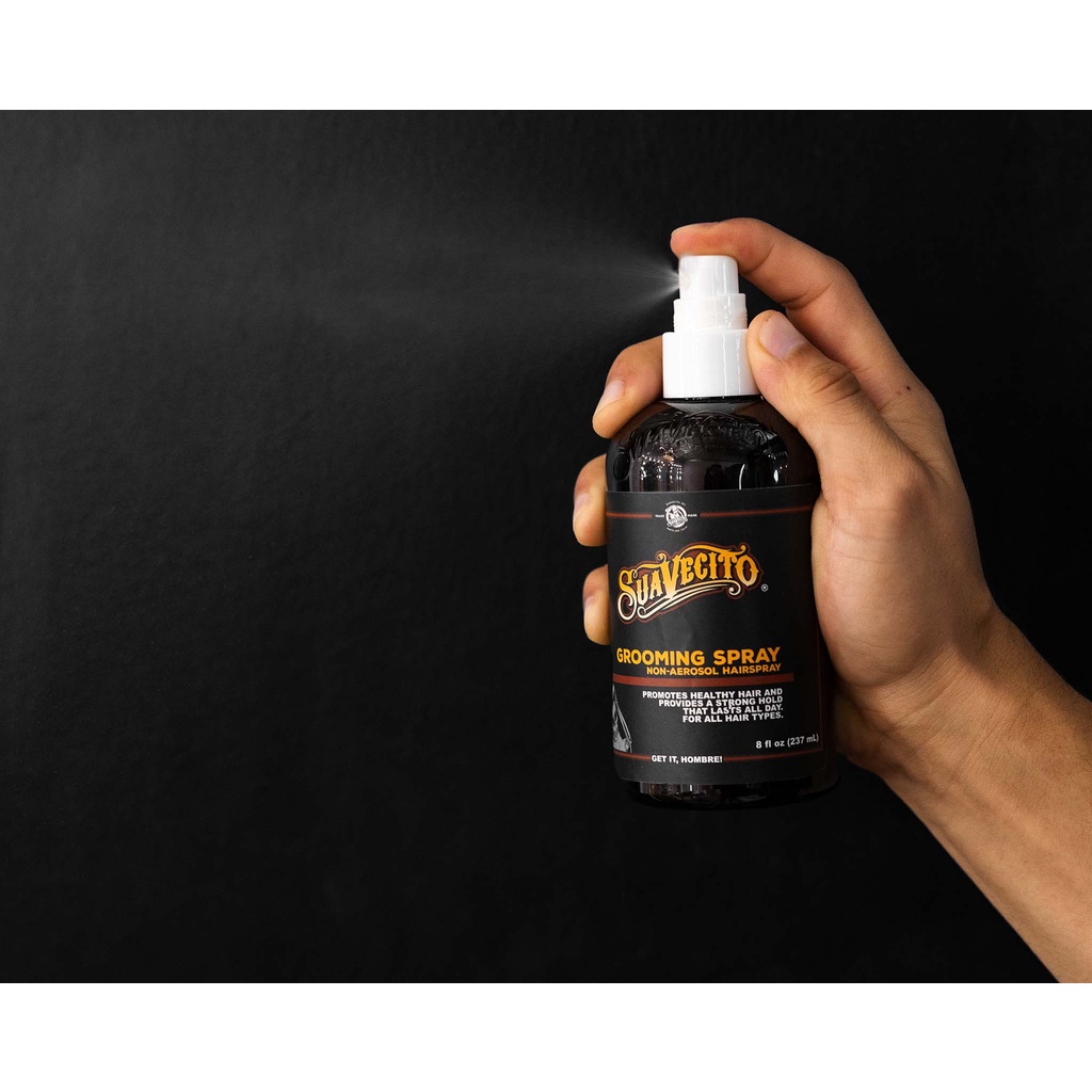 Chai Xịt Tạo Phồng Giữ Nếp Suavecito Grooming Spray Chính Hãng - 237ml