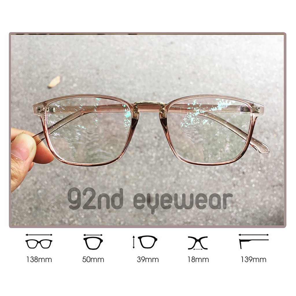 Gọng kính cận nam nữ nhựa dẻo siêu bền, dáng mắt vuông,nhiều màu Lani 210 - Lắp Mắt Cận Theo Yêu Cầu | BigBuy360 - bigbuy360.vn