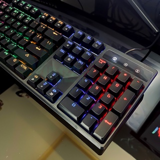 Bàn Phím Cơ Arms Cool HK107 ( LED Rainbow – Blue Switch ) -dc3443