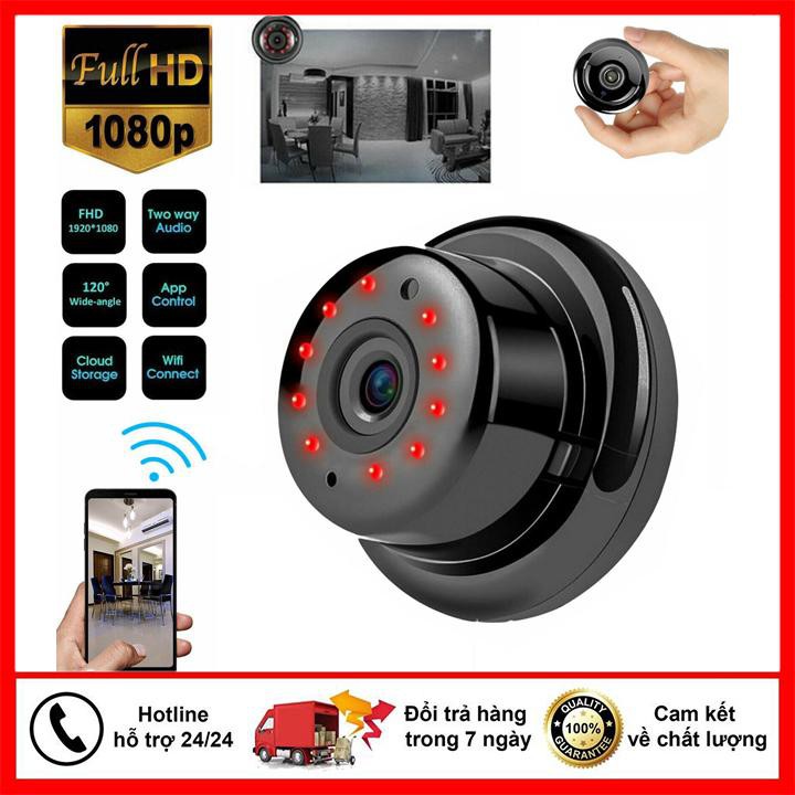 Camera WiFi Giám Sát Không Dây Treo Tường V380 Mini - Full HD 720P - Hỗ Trợ Hồng Ngoại Ban Đêm