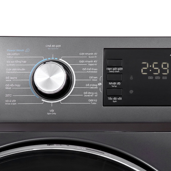Máy Giặt Inverter Casper 12.5KG WF-125I140BGB Lồng Ngang