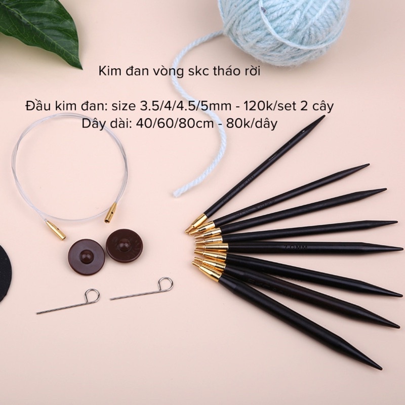 Kim Đan SKC, Kim Đan Vòng Có Thể Tháo Rời Thay Đổi Size Dây Tuỳ Ý (được chọn size)