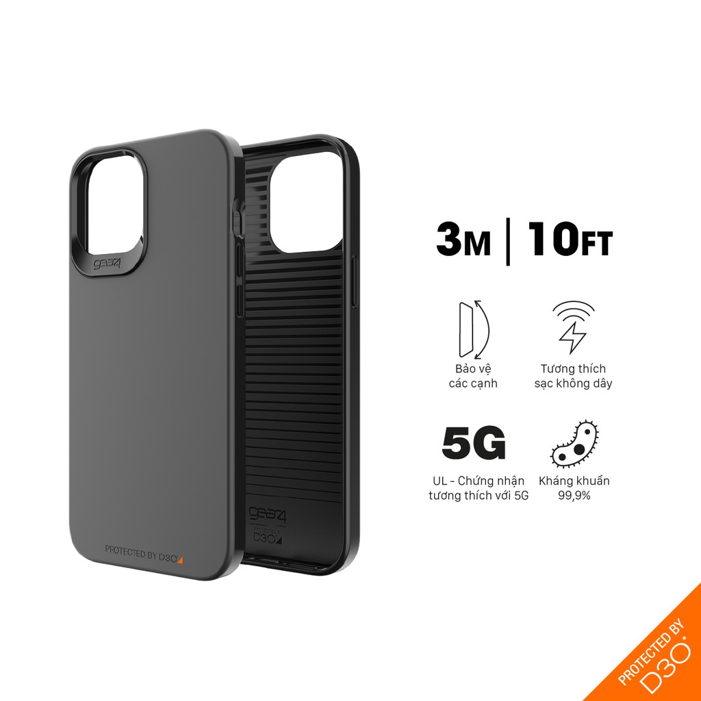 Ốp lưng chống sốc GEAR4 D3O Holborn Slim - iPhone 12 series