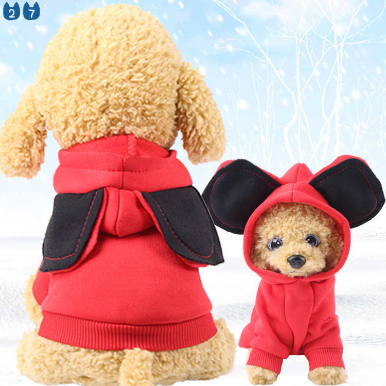 Áo Hoodie Giữ Ấm Cho Thú Cưng Kích Thước Nhỏ Vừa Và Nhỏ 27