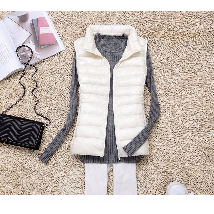 (Sẵn) Áo gile lông vũ nhẹ đẹp ấm | BigBuy360 - bigbuy360.vn