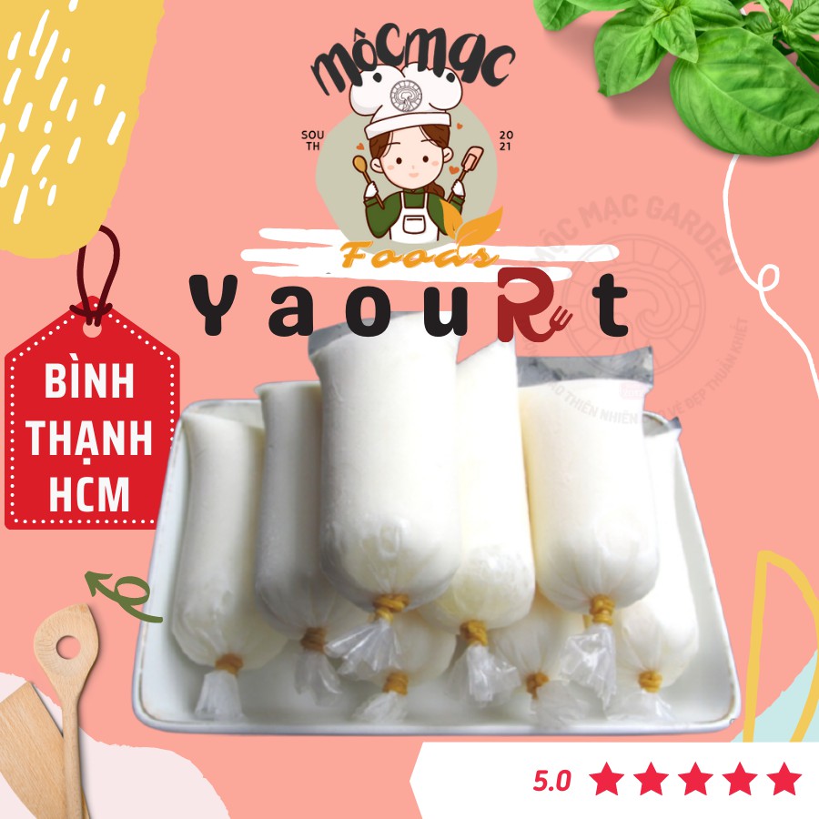 Now ship_Yaourt (sữa chua bịch) nhà làm - 100% từ sữa bò tươi nguyên chất