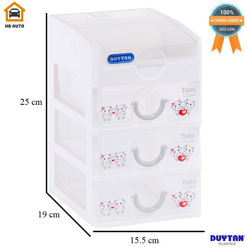 Tủ nhựa Duy Tân Tomi nhỏ giúp bạn cất giữ bảo quản những vật dụng nhỏ dễ bị thất lạc như chìa khóa, trang sức, phụ kiện | BigBuy360 - bigbuy360.vn