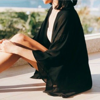 Áo khoác kimono thiết kế siêu xinh , phong cách trẻ trung , thích hợp đi du lịch biển csak