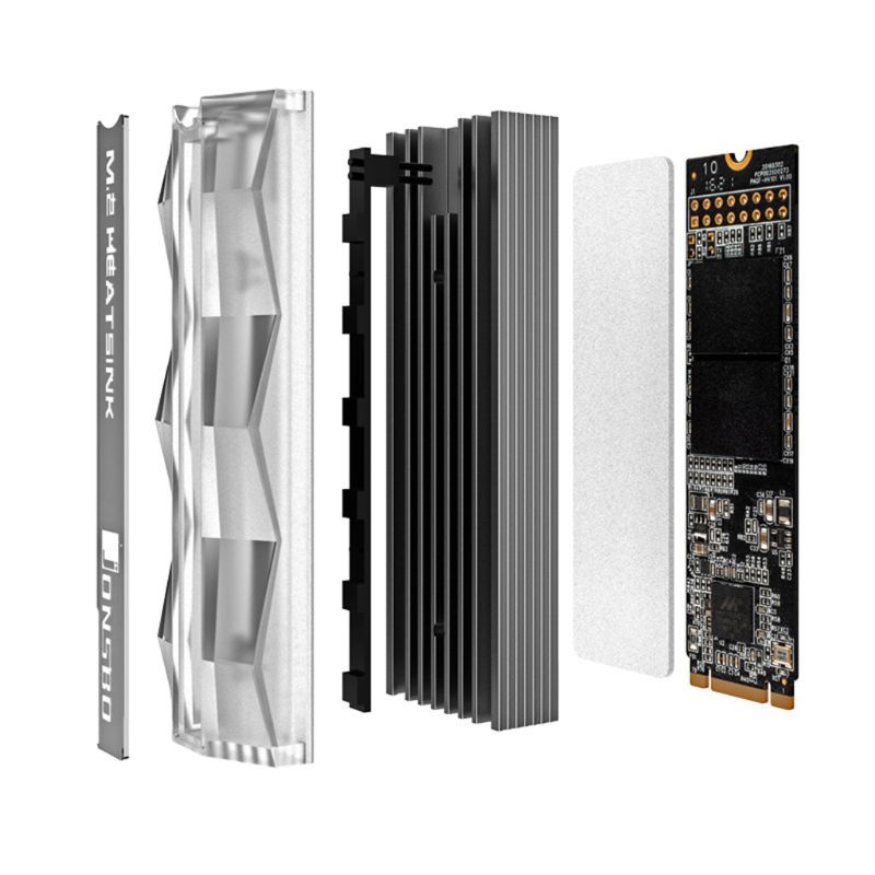 Bộ Tản Nhiệt Đèn Nhiều Màu Sắc Bonjour Argb Sata Nvme Ngff M.2 Ssd Cho 2280 M.2 Ssd | BigBuy360 - bigbuy360.vn