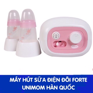 [Mã FMCG8 giảm 8% đơn 500K] (BH Chính hãng 12 tháng) Máy hút sữa điện đôi Forte Unimom có mát xa silicon UM880113