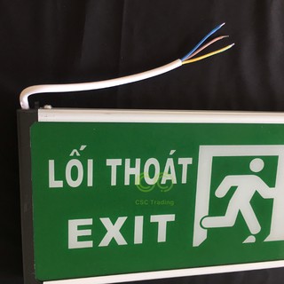 Đèn Exit 2 Mặt Mũi Tên Chỉ Hướng 1 Chiều EX02-01