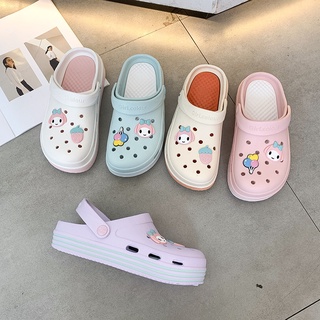 Crocs giày crocs EVA đục lỗ cho nữ
