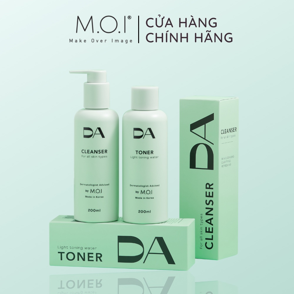 [CHÍNH HÃNG] Bộ đôi chăm sóc da DA BY M.O.I làm sáng, cấp ẩm sâu phù hợp mọi loại da