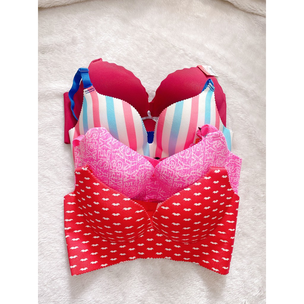 [size 34] Áo lót Su Đệm Bàn Tay Thông Hơi Nâng Ngực - Áo Ngực Thái Mút Dày Super PushUp Bra-Kellywang