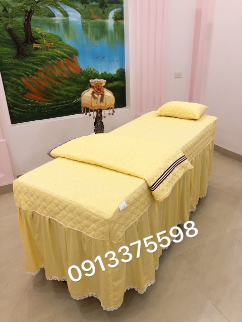 Ga Spa Trần Bông cotton phối ren