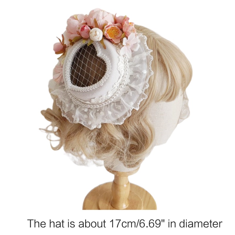 Trâm Cài Tóc Hóa Trang Hình Nón Hoa Rỗng Cho Nữ