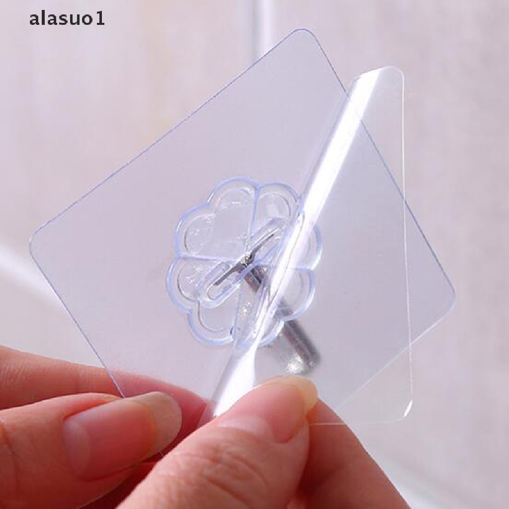 1x Móc Treo Đồ Dán Tường Trong Suốt Có Giác Hút Chắc Chắn Cho Nhà Bếp / Phòng Tắm