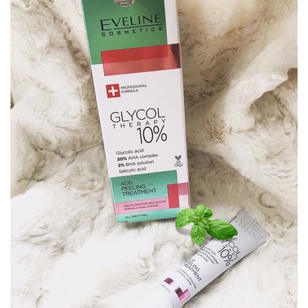 Tẩy tế bào chết Eveline Glycol Therapy 10% 20ml giúp tẩy da chết đem lại làn da bừng sáng, mịn màng