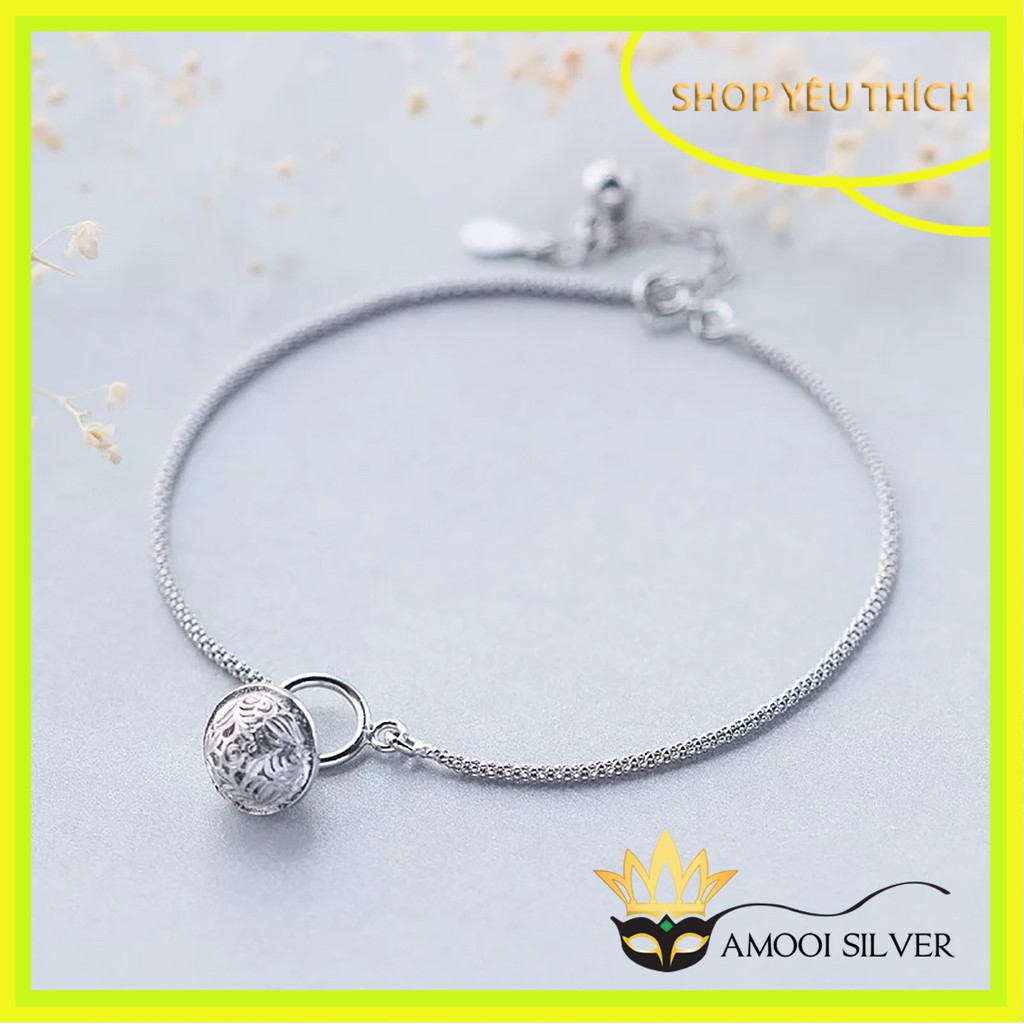 Lắc chân bạc S925 chuông Doraemon - Amooi Silver AC15