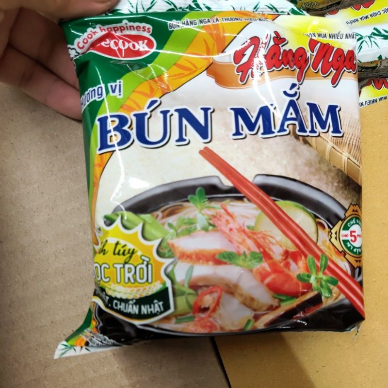 5 gói bún bò Huế/ bún mắm ăn liền Hằng Nga 73g