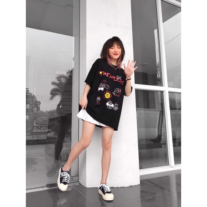 Áo T-shirt Bunny THE MIDDLE