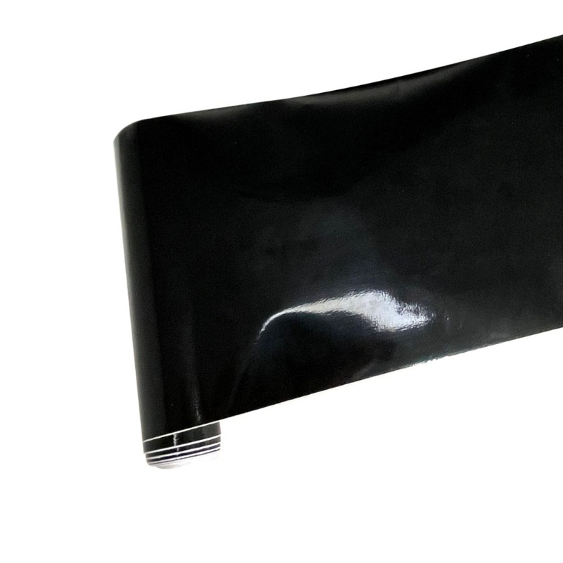Đề Can Vinyl Màu Đen Dán Kính Chắn Gió Trước / Sau Xe Hơi Kích Thước 140X20CM