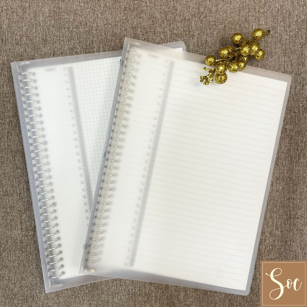 Sổ Binder A4 (30 lỗ) tặng kèm thước Today và giấy 60 tờ