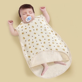 Túi Ngủ Xô Muslin Giữ Ấm Bụng Cho Bé