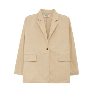 Áo blazer SheByShj màu be - Riley Blazer
