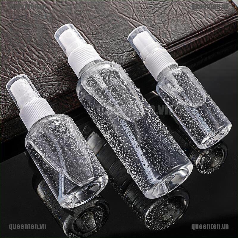 [Hàng mới về] Chai xịt rỗng băng nhựa màu trong suốt có thể đổ đầy tiện lợi