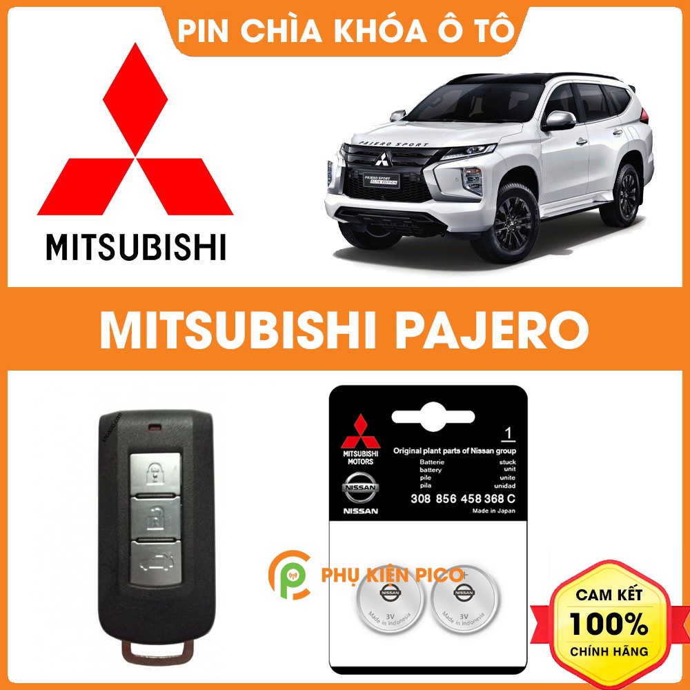 Pin chìa khóa ô tô Mitsubishi Pajero chính hãng sản xuất theo công nghệ Nhật Bản – Pin chìa khóa Mitsubishi Pajero