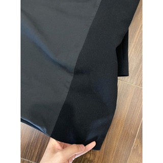 Bộ vest (blazer) nữ đen 2 lớp đứng phom