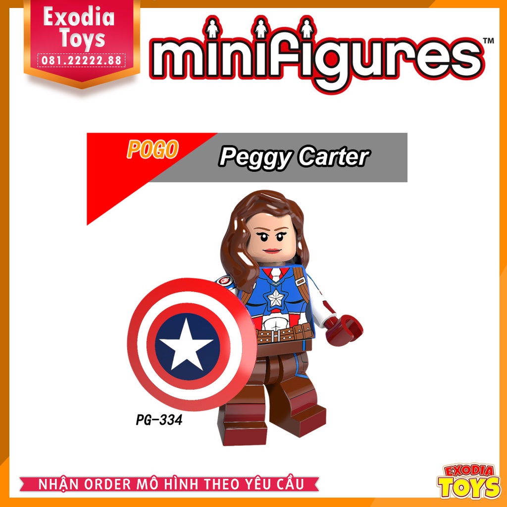 Xếp hình Minifigure Siêu anh hùng vũ trụ Marvel và DC Comics - Đồ Chơi Lắp Ghép Sáng Tạo - POGO PG8105