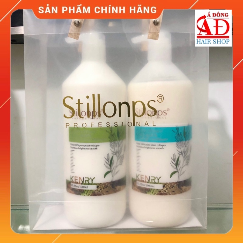 BỘ DẦU GỘI XẢ DƯỠNG SINH PHỤC HỒI MỀM MƯỢT - SẠCH GÀU STILLONPS CHÍNH HÃNG KENRY VALERT