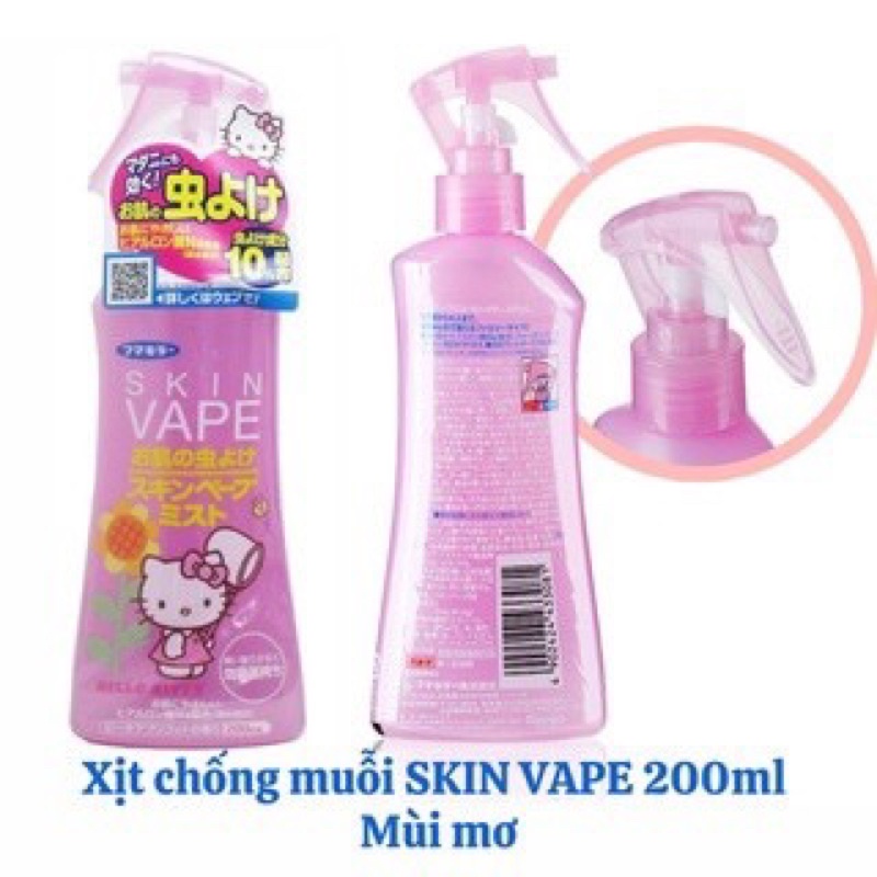 [Xịt Muỗi Và Côn Trùng] Skin Vape Nhật Bản 200ml